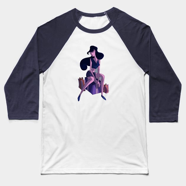 Lady with gifts Baseball T-Shirt by YAZ_2020